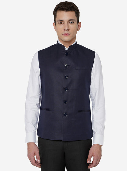 Blue Waist Coat | Greenfibre