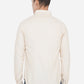 Beige Solid Slim Fit Semi Casual Shirt | Greenfibre
