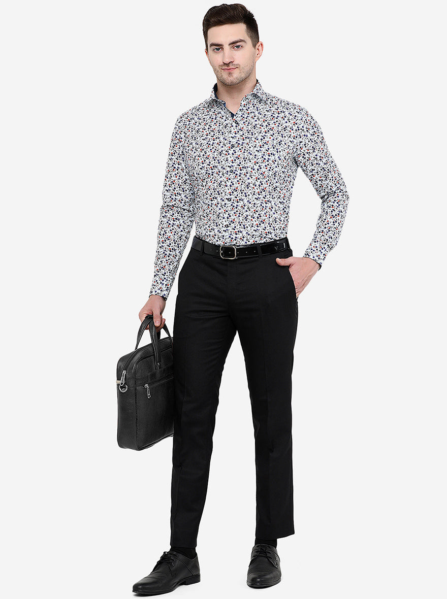 Multicolor Printed Slim Fit Party Wear Shirt | Greenfibre