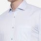 Sky Blue Striped Slim Fit Formal Shirt | Greenfibre