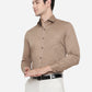 Brown Printed Slim Fit Party Wear Shirt | Greenfibre