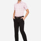 Black Solid Slim Fit Casual Trouser | Greenfibre