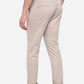 Light Khaki Solid Neo Fit Casual Trouser | Greenfibre