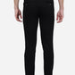 Black Solid Neo Fit Casual Trouser | Greenfibre