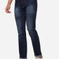 Denim Blue Washed Straight Fit Jeans | Greenfibre