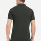 Bottle Green Solid Slim Fit Polo T-Shirt | Greenfibre