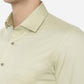 Pistachio Solid Slim Fit Formal Shirt | Greenfibre