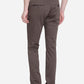 Grafite Grey Solid Super Slim Fit Casual Trouser | Greenfibre