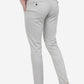 Stone Grey Solid Neo Fit Casual Trouser | Greenfibre