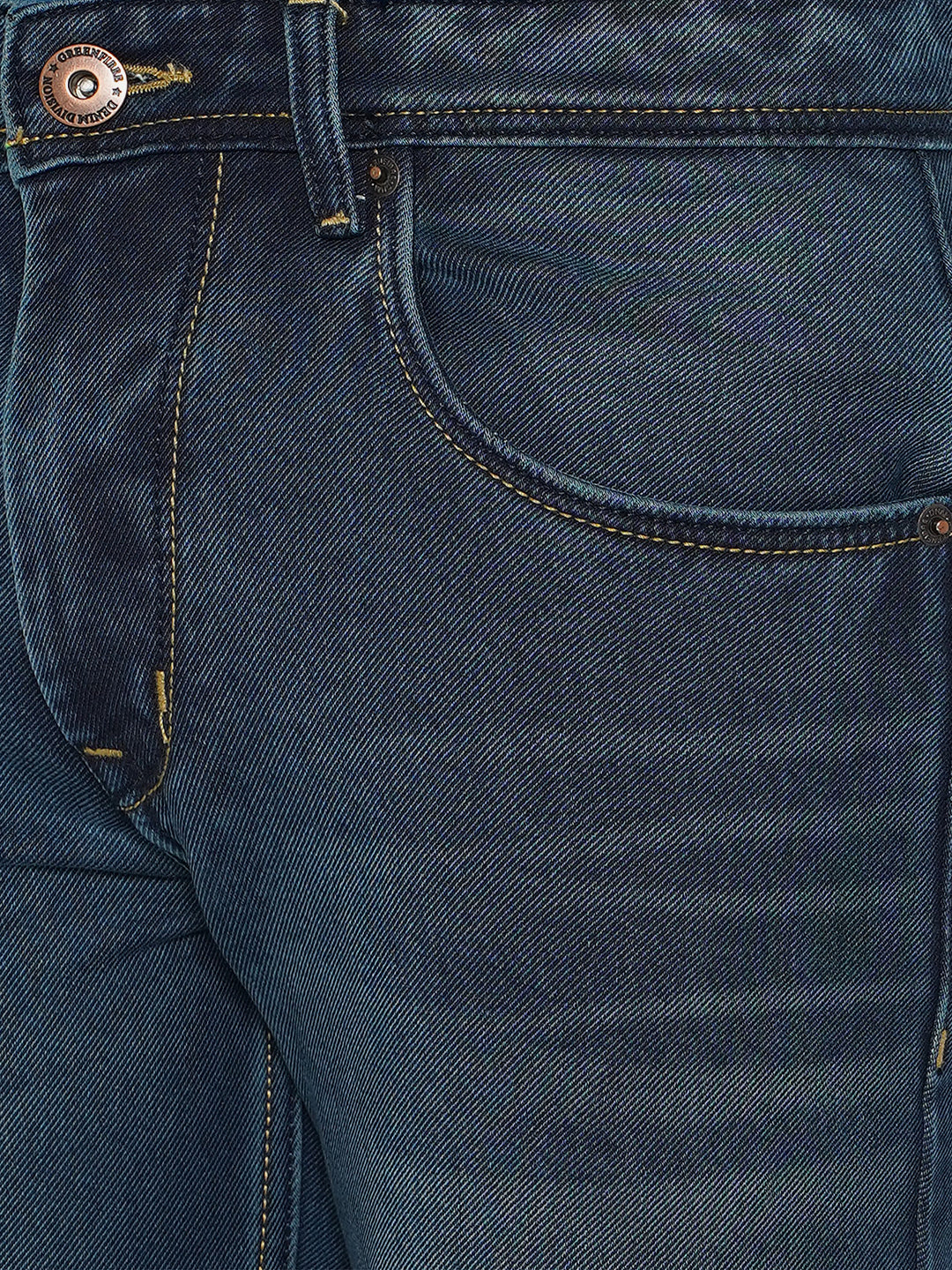 Wintage Blue Washed Narrow Fit Jeans | Greenfibre