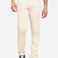 Fawn Beige Solid Slim Fit Casual Trouser | Greenfibre