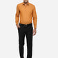 Mustard Yellow Solid Slim Fit Formal Shirt | Greenfibre