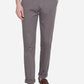 Dark Grey Solid Super Slim Fit Casual Trouser | Greenfibre