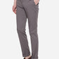 Dark Grey Solid Super Slim Fit Casual Trouser | Greenfibre