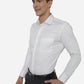 White Solid Slim Fit Formal Shirt | Greenfibre