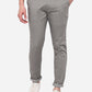 Grey Solid Neo Fit Casual Trouser | Greenfibre