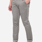 Grey Solid Neo Fit Casual Trouser | Greenfibre