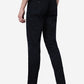 Navy Blue Solid Neo Fit Casual Trouser | Greenfibre