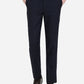 Navy Blue Solid Slim Fit Formal Trouser | Greenfibre