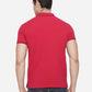 Red Solid Slim Fit Polo T-Shirt | Greenfibre