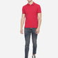 Red Solid Slim Fit Polo T-Shirt | Greenfibre