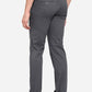 Stone Blue Solid Slim Fit Casual Trouser | Greenfibre