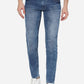 Light Blue Washed Narrow Fit Jeans | Greenfibre