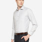 Grey Checked Slim Fit Formal Shirt | Greenfibre