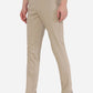 Khaki Solid Neo Fit Casual Trouser | Greenfibre