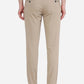 Khaki Solid Neo Fit Casual Trouser | Greenfibre