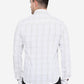 White Checked Slim Fit Semi Casual Shirt | Greenfibre