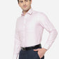 Pink Striped Slim Fit Formal Shirt | Greenfibre