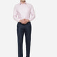 Pink Striped Slim Fit Formal Shirt | Greenfibre