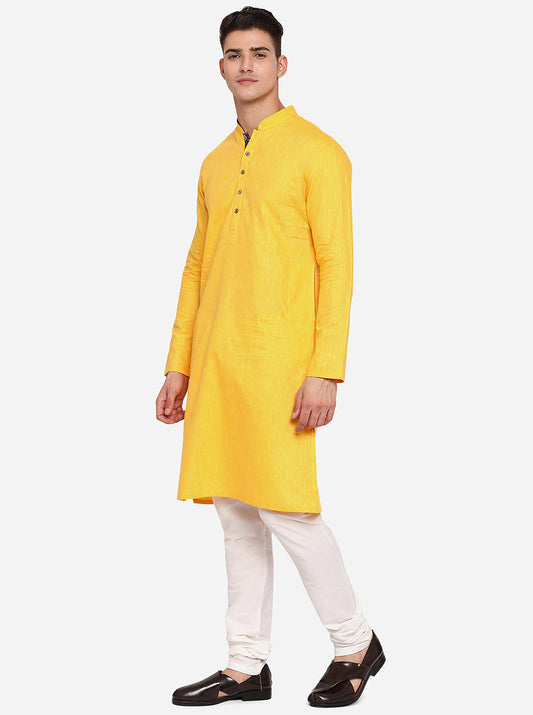 Yellow Kurta | Greenfibre