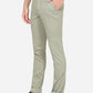 Pista Green Solid Super Slim Fit Casual Trouser | Greenfibre