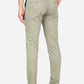 Pista Green Solid Super Slim Fit Casual Trouser | Greenfibre