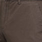 Brown Solid Super Slim Fit Casual Trouser | Greenfibre