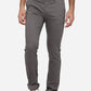 Grey Solid Super Slim Fit Casual Trouser | Greenfibre