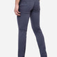 Blue Solid Slim Fit Casual Trouser | Greenfibre