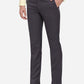 Grey Self Design Slim Fit Formal Trouser | Greenfibre