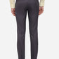 Grey Self Design Slim Fit Formal Trouser | Greenfibre