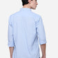 Sky Blue Smart Fit Striped Casual Shirt | Greenfibre