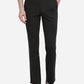 Black Solid Slim Fit Casual Trouser | Greenfibre