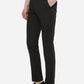 Black Solid Slim Fit Casual Trouser | Greenfibre