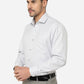 Grey Printed Regular Fit Formal Shirt | Greenfibre