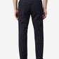 Navy Blue Solid Slim Fit Casual Trouser | Greenfibre