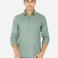 Berry Green Solid Slim Fit Semi Casual Shirt | Greenfibre