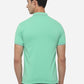 Mint Green Solid Slim Fit Polo T-Shirt | Greenfibre