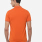 Burnt Orange Solid Slim Fit Polo T-Shirt | Greenfibre