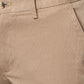 Khaki Solid Super Slim Fit Casual Trouser | Greenfibre
